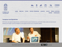 Tablet Screenshot of gymnasium-eppendorf.de